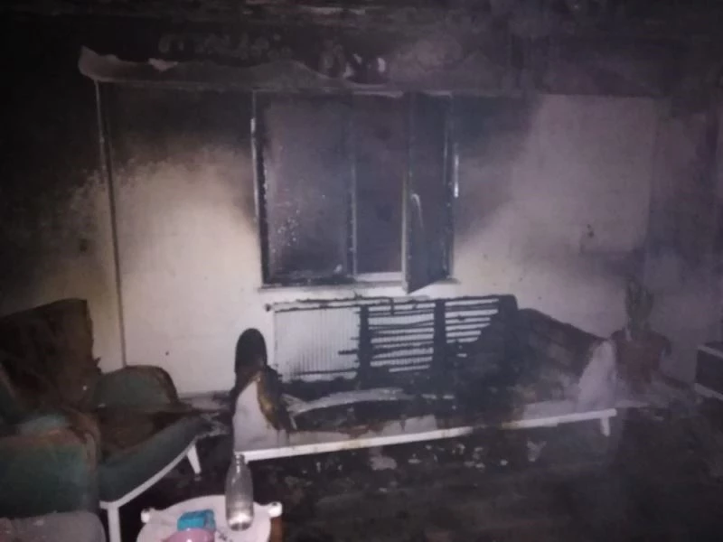 İkamet yangınında sabotaj şüphesi
