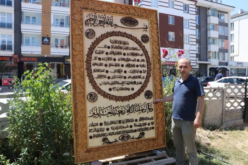 300 bin lira değer biçilen Hilye-i Şerif tablosunu Ayasofya için satmadı
