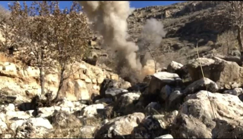 Mardin’de araziye tuzaklanan patlayıcı imha edildi
