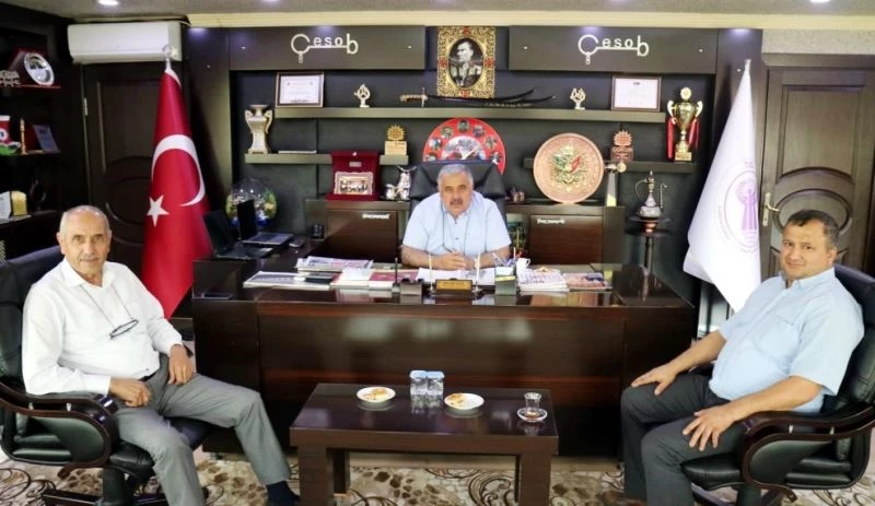 ÇESOB Başkanı Gür ve Uzun’a Konya daveti

