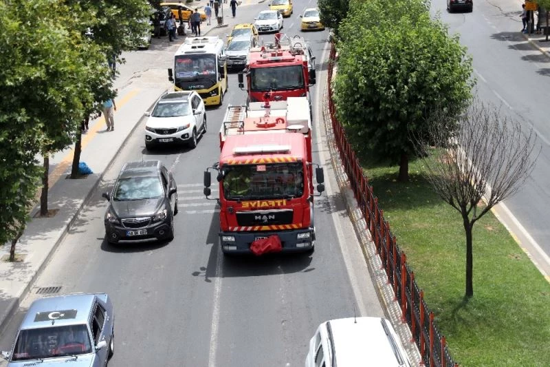 Mardin’de itfaiye ekipleri 1 ayda 901 olaya müdahale etti
