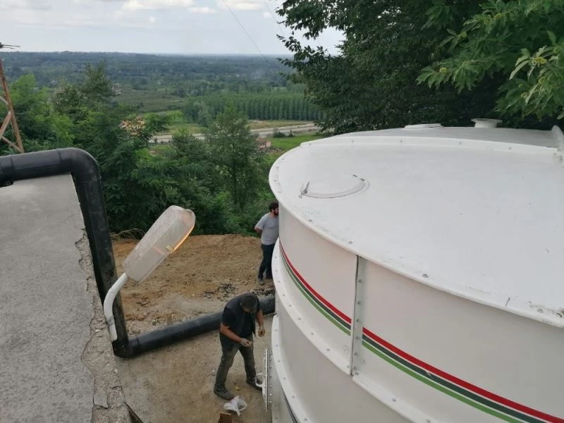 Terme’de su kesintileri sona erdi
