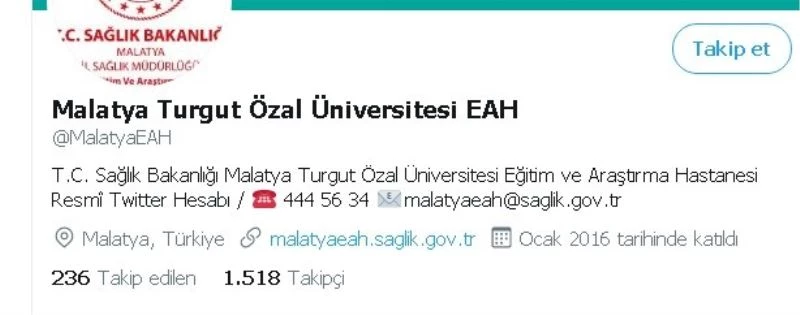 Protokolden sonra twitter hesabında değişiklik
