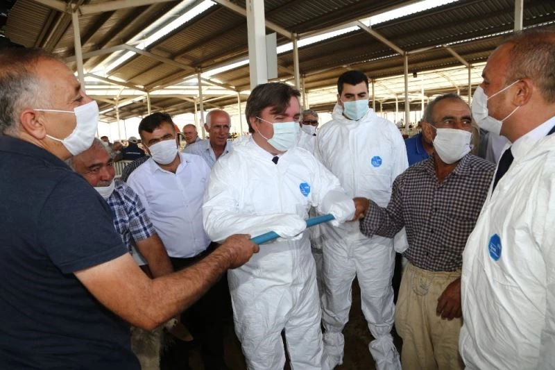 Vatandaşın kurban pazarlığını Vali Aydoğdu yaptı
