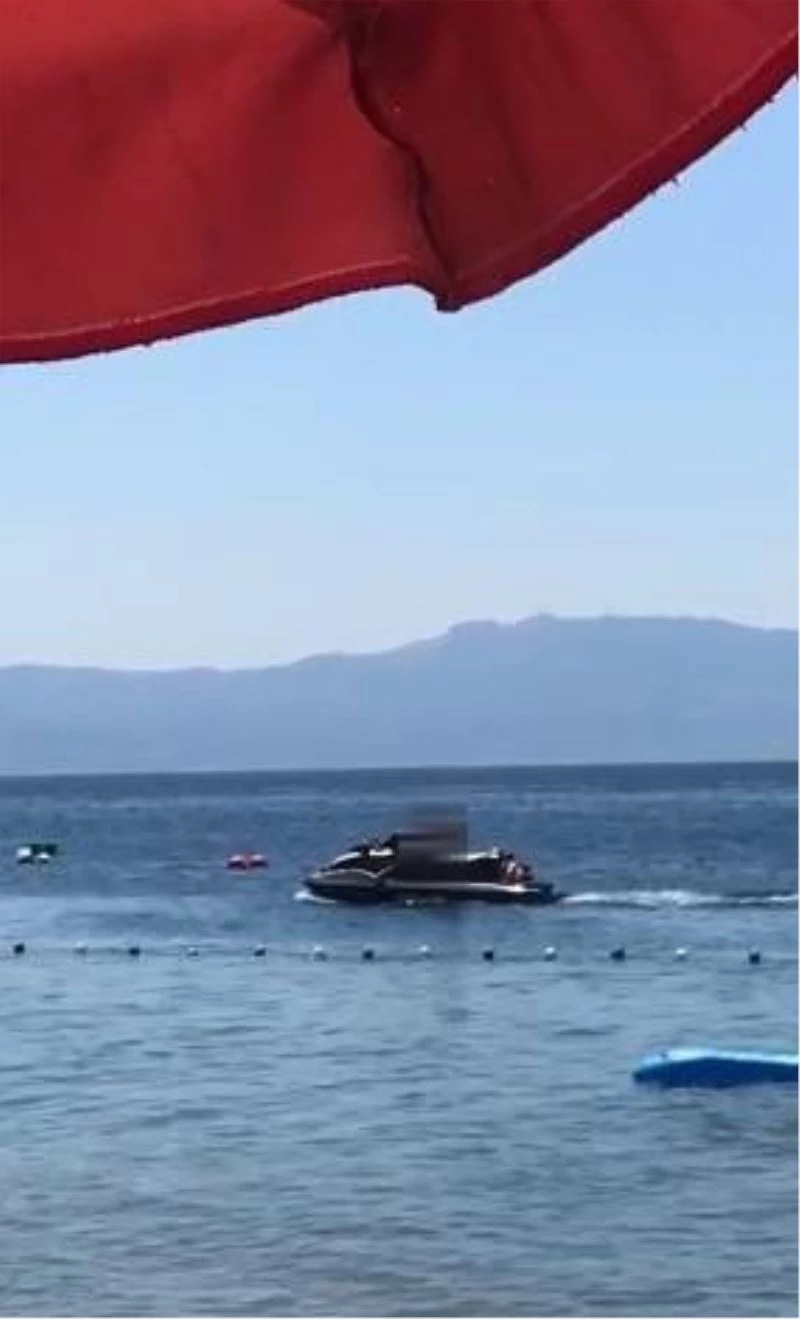 Bursa sahillerinde jet skili tacizci şoku
