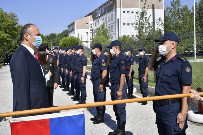 Edirne protokolünde bayramlaşma töreni

