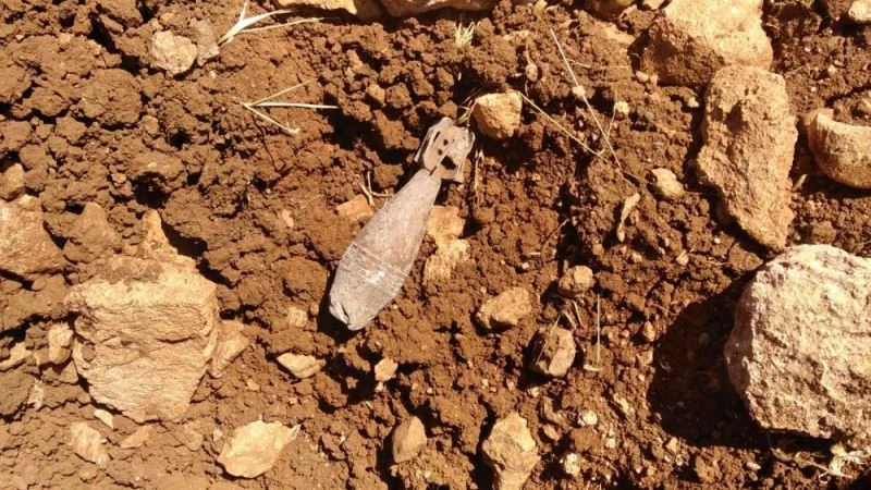 Siirt’te patlamamış havan mühimmatı bulundu
