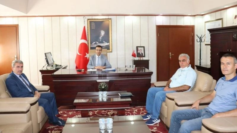 İl Milli Eğitim müdürü Sarı, Kaymakam Akpay’ı ziyaret etti

