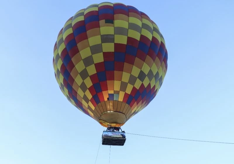 Ankaralılar Başkent’i sıcak hava balonu ile seyretti
