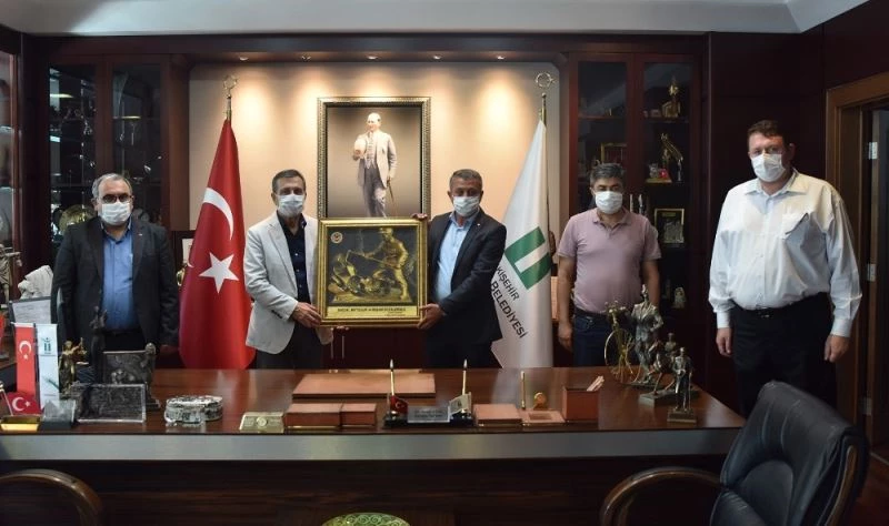 Maden işçileri sendikasından Ataç’a ziyaret
