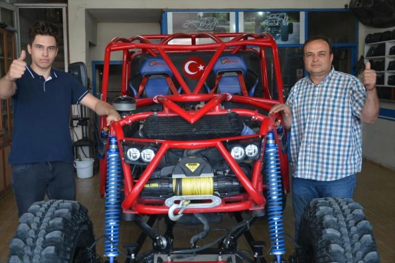 Oto elektronik ustası, yarışlara katılabilmek için kendi off-road aracını yaptı