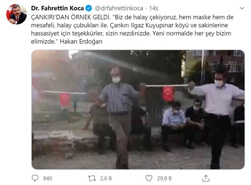 Sağlık Bakanı Koca, 