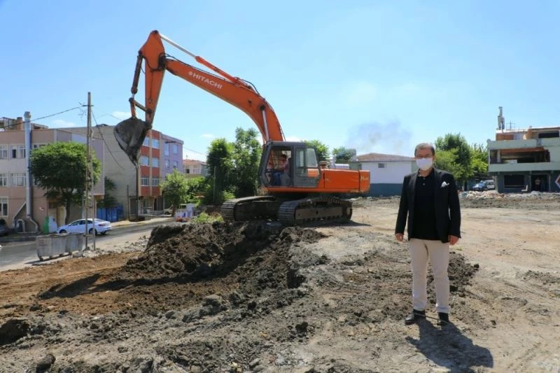 Eyüpsultan’da ikinci yüzme havuzunun inşaatı başladı
