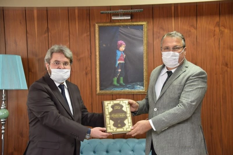 Manisa İl Müftüsü Soykök, Başkan Çerçi’yi çalışmaları hakkında bilgilendirdi
