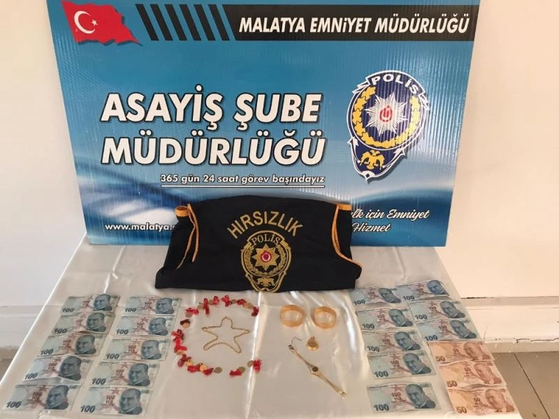 ikametten altın ve para çalan hırsız yakalandı
