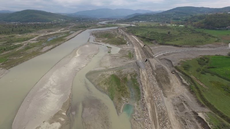 Filyos 5. kısım inşaatındaki çalışmalar sürüyor
