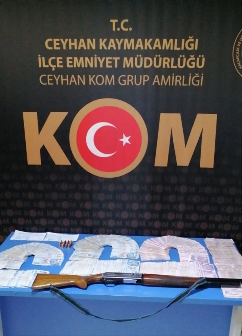 Tefeci operasyonunda 272 bin 960 lira para ele geçirildi
