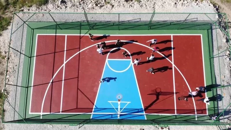 Pursaklar’da her mahalleye mini basketbol sahası
