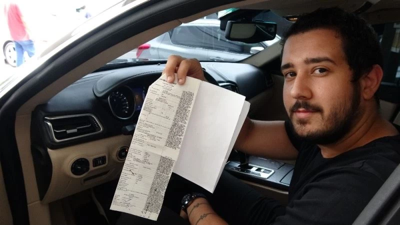 (Özel) 270 kadranlı otomobile 427 ile radar cezası
