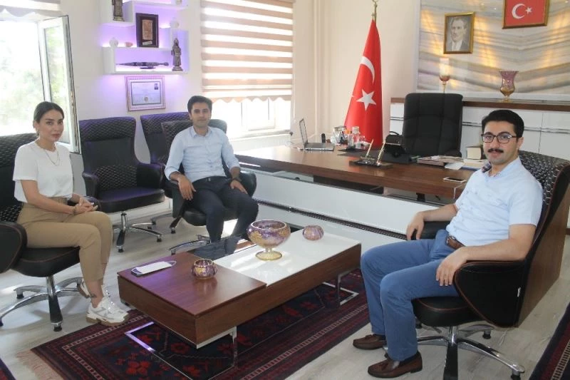 Tayini çıkan hakimler Kaymakam Kaya’ya veda etti
