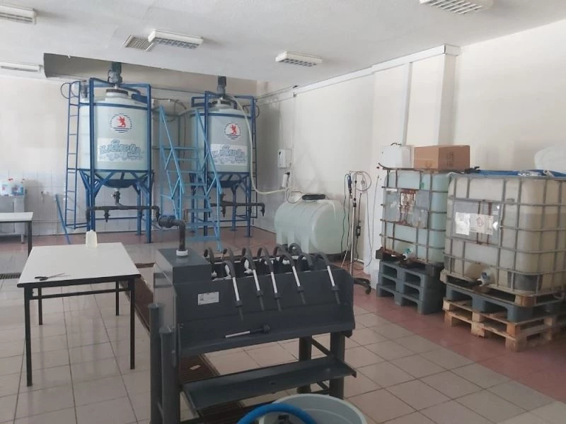 OMÜ’de 25 çeşit temizlik ürünü üretilerek satışa sunuldu
