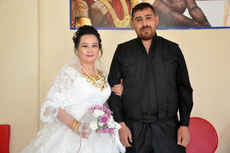 Moğolistan’dan Yüksekova’ya gelin
