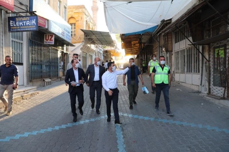 Fişekçi sokakta çalışmalar başladı
