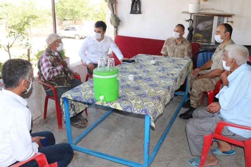 Kaymakam Soysal’dan gazilere ziyaret
