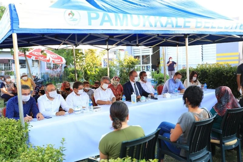 Başkan Örki’den Pamukkale’de 2 mahalleye müjdeli haberler
