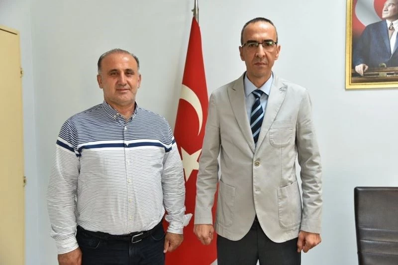 Başkan Kaya’dan İlçe Emniyet Müdürü Demiralp’e ziyaret
