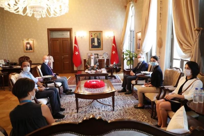 UNICEF Türkiye Temsilcisi Duamelle, Hatay Valisi Doğan