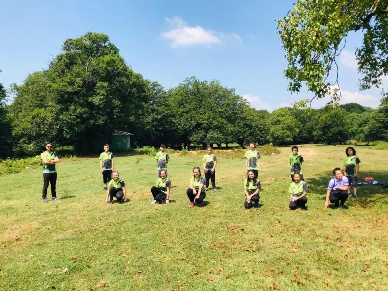 Oryantring antrenmanları doğada devam ediyor
