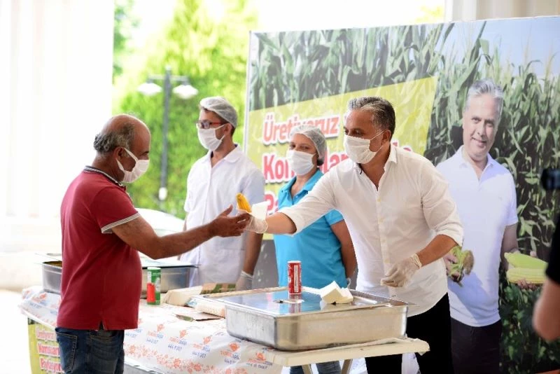 Muratpaşa’da mısırlar menüye eklendi
