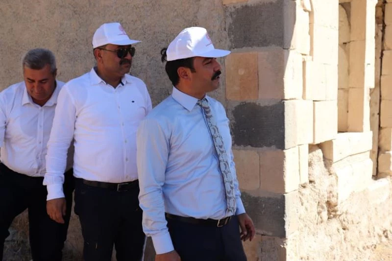 Kaymakam Soysal tarihi yerler hakkında bilgi aldı
