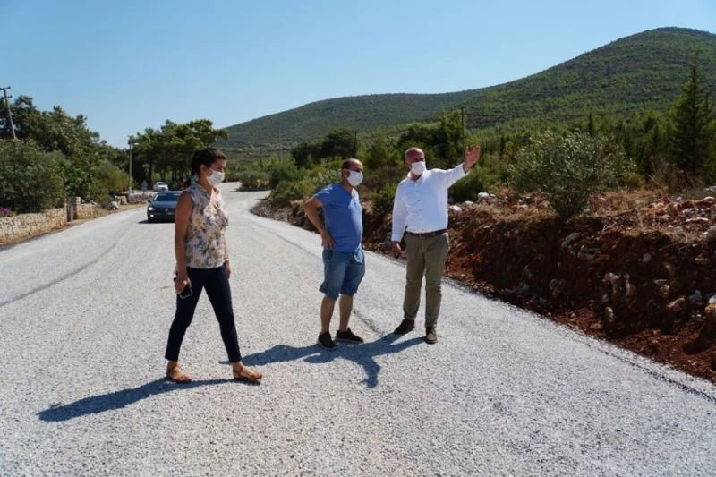 Bodrum’da Torba-Kızılağaç yolu tamamlandı
