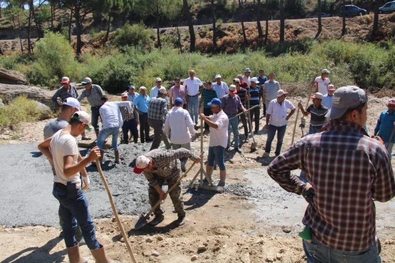 Başkan Kaplan, Kızılcabölük Mahallesinin en önemli sorununa el attı
