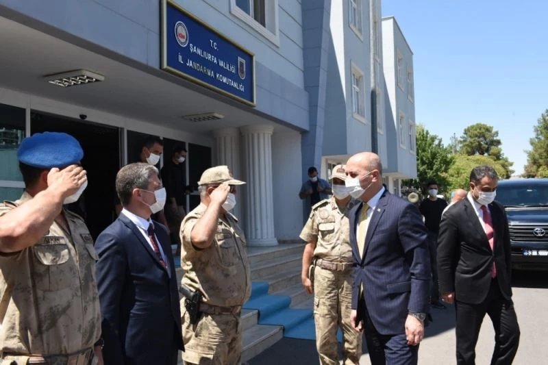 Vali Erin’den İl Jandarma Komutanına ziyaret

