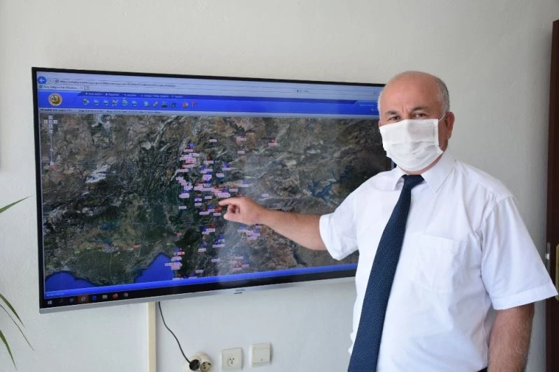 Kahramanmaraş orman bölge sınırlarında 155 yangın çıktı
