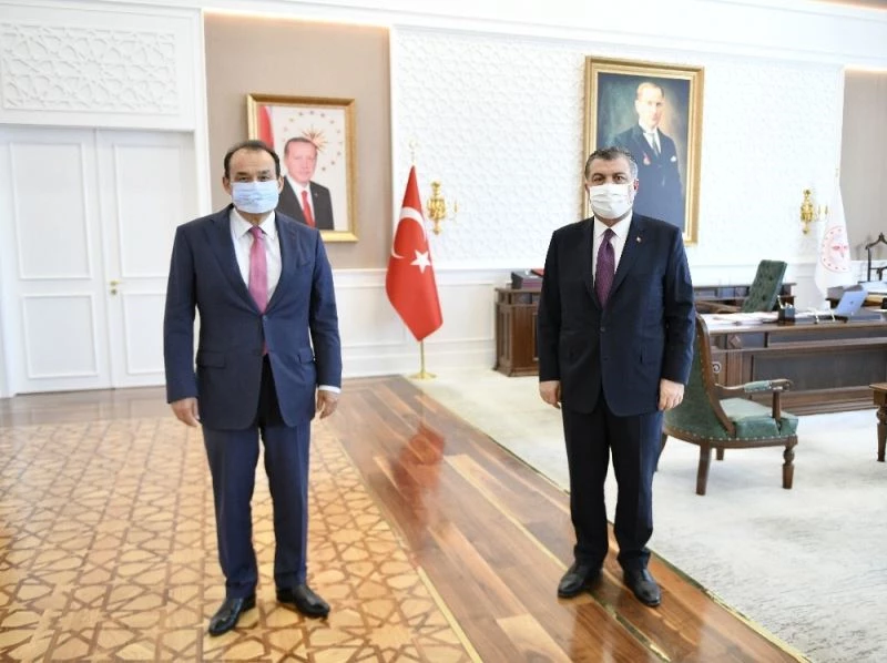 Sağlık Bakanı Koca, Türk Konseyi Genel Sekreterini kabul etti

