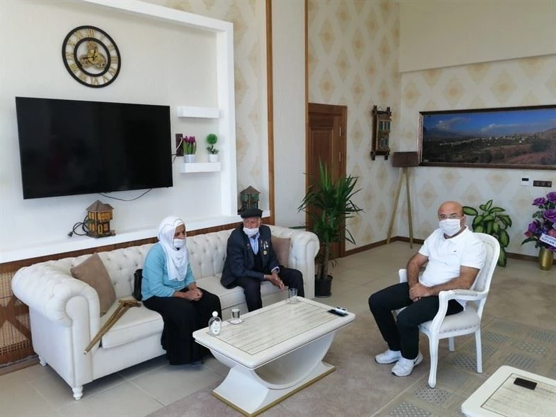 Kore Gazisinden Kaymakam Akbulak’a  ziyaret
