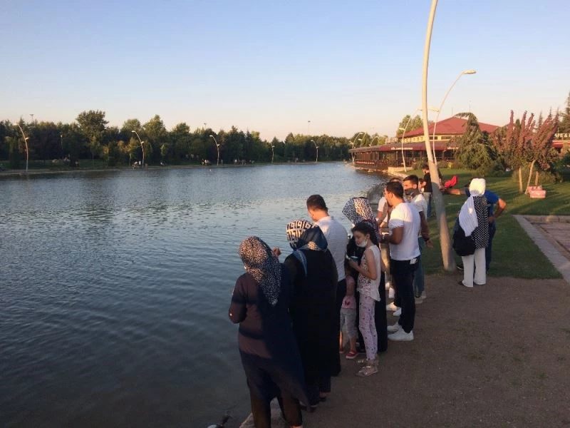 Kentpark’ta bayram yoğunluğu
