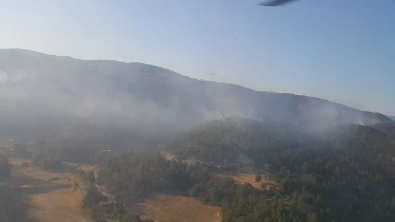 2 farklı noktadaki orman yangınlarından biri kontrol altına alındı
