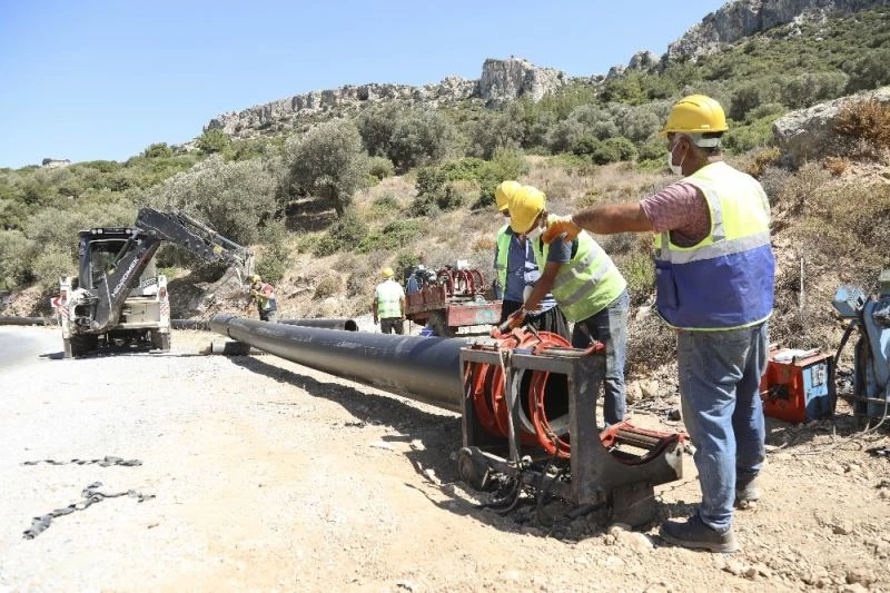 Kuşadası’nın yazın susuz kalmaması için çalışma başlatıldı
