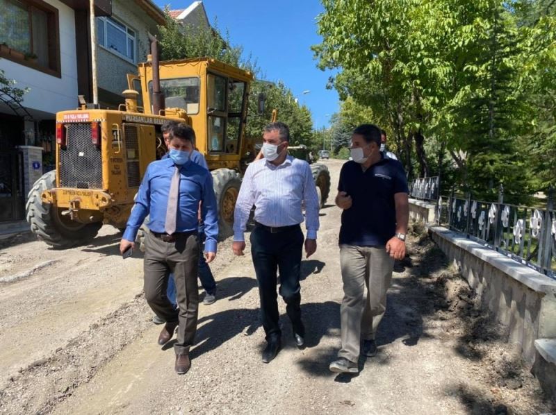 Başkan Çetin makamda değil sahada
