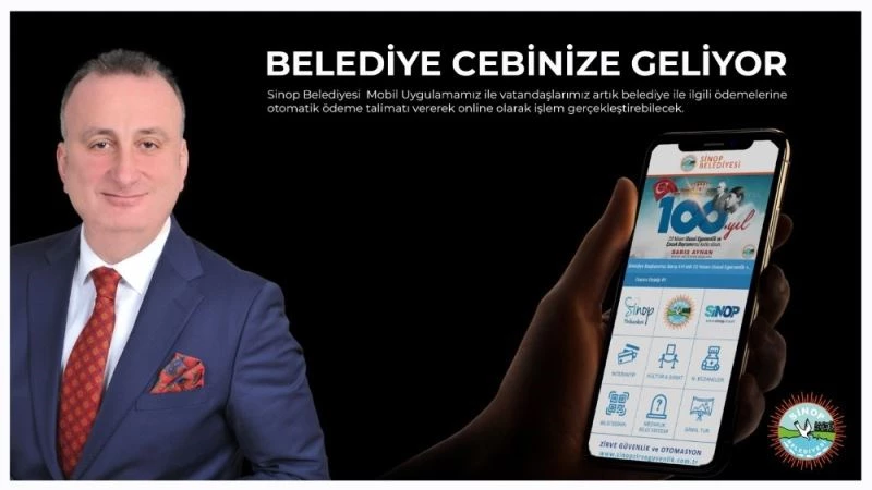 Sinop Belediyesi cepte
