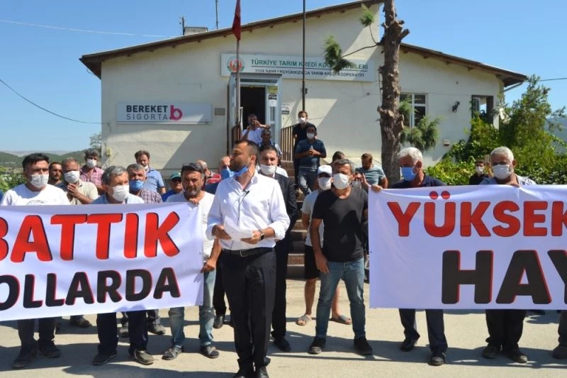 Amasyalı çiftçilerden Tarım Kredi Kooperatifine 