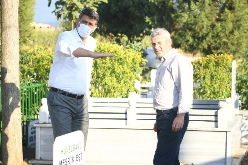 Başkan Kocaman Uzunbey mezarlığını inceledi
