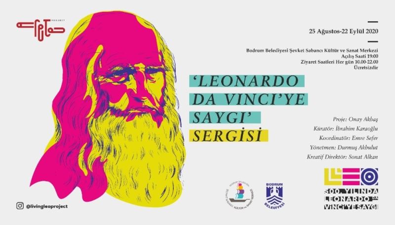Bodrum’da Leonardo da Vinci’ye Saygı Sergisi açılacak
