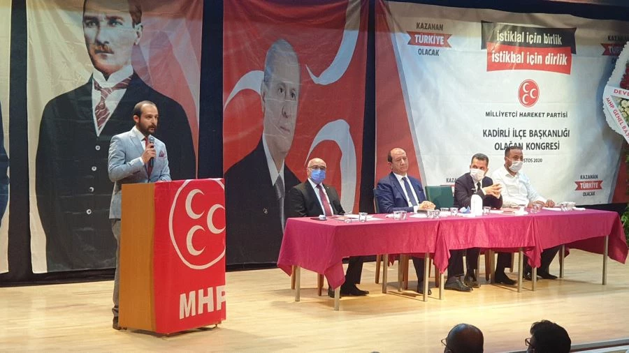 AV. ALPTEKİN UÇMAK MHP İLÇE BAŞKANLIĞINA SEÇİLDİ