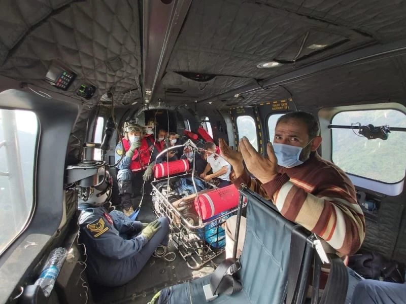Hava Kuvvetleri Komutanlığından Giresun’daki arama-kurtarma faaliyetlerine destek
